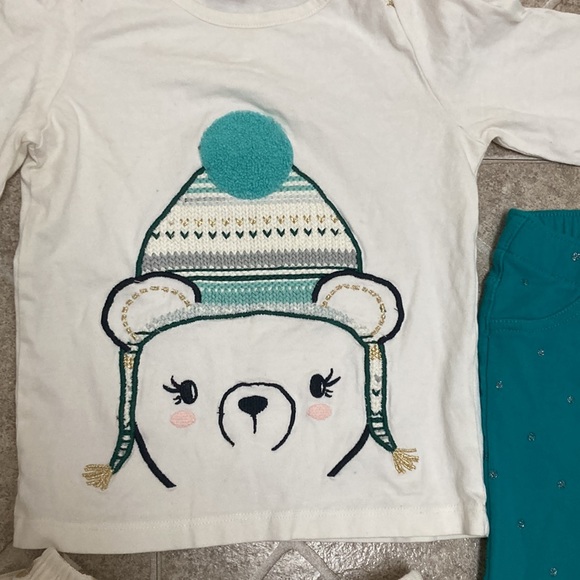 Glitter Polka Dot Tulle Skirt, pant, & top bundle - Picture 2 of 11